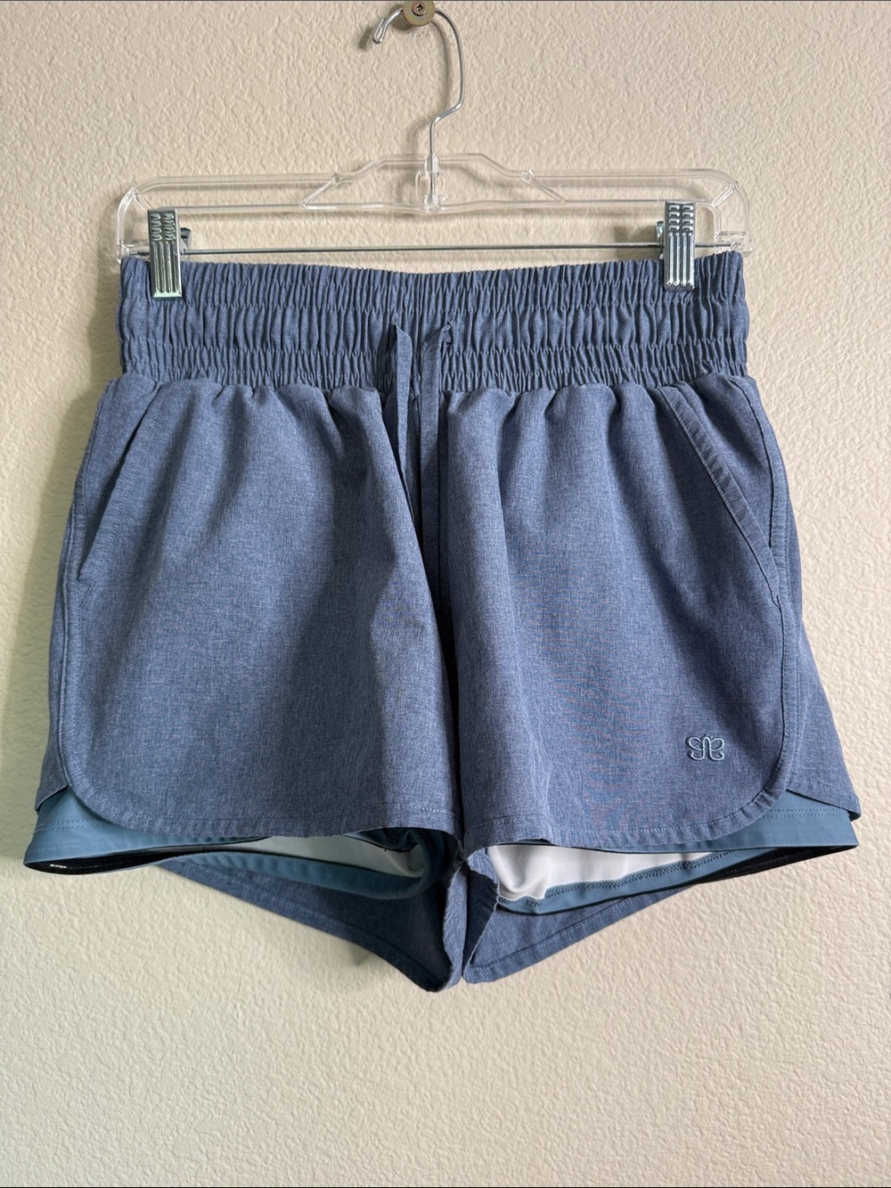 Albion Fit Chambray Lounge shorts women’s medium EUC